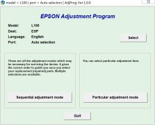 爱普生Epson L100 清零软件