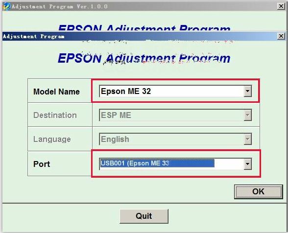 Epson ME 33 