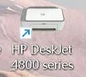 双击桌面HP打印机助手图标截图